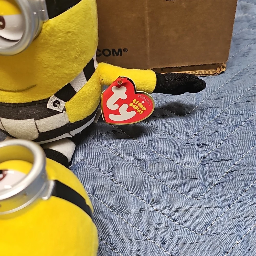 Ty Beanie Babies Despicable Me 3 Tom minion jail bird - Picture 3 of 8